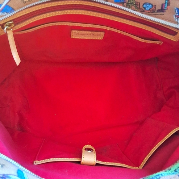 Dooney & Bourke It Collection Americana Landmark Zip Top Tote - Picture 11 of 14